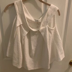 Free People, cropped, off the shoulder